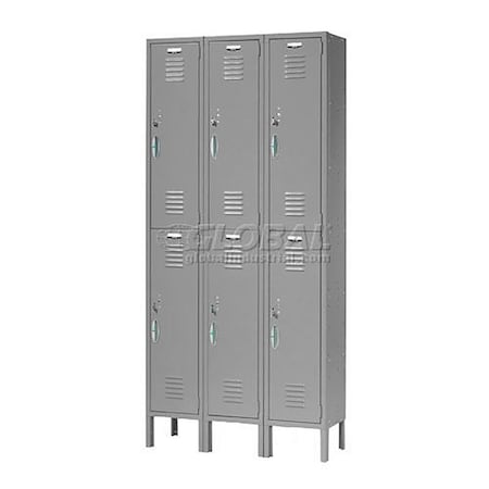 Global Industrial 36 in W, 15 D, 78 in H, Gray 652147GY